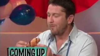 Gerard Butler amp Chicken Charlie on The Bonnie Hunt Show Pt 2 [upl. by Cully85]