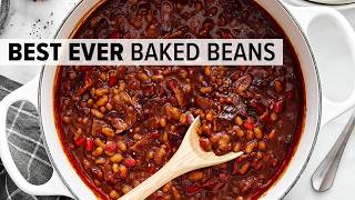 BAKED BEANS  The Best Ever Baked Beans Recipe [upl. by Alicirp]