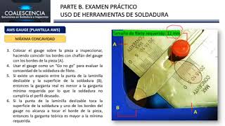 INSPECTOR DE SOLDADURA  AWS FILLET GAGE [upl. by Colson]