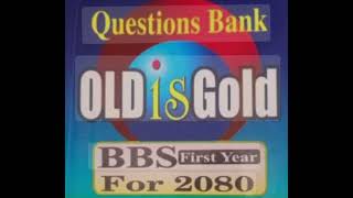 Bbs 1st year important Qns solution 2081 TU 😱 [upl. by Aarika]