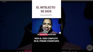 EL INTELECTO DE DIOS jesus dios contenidocristiano [upl. by Leahey281]