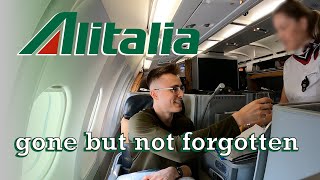 Alitalia Business Class In 2023 Flying the Airbus A330 Classic from New York to Rome [upl. by Wynny]