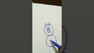 One circle pigdrawing subscribe shorts [upl. by Namielus681]