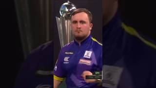 🎉tungsten time Luke Littler is in the game 🤩Darts Dart World Championship WM [upl. by Kire]