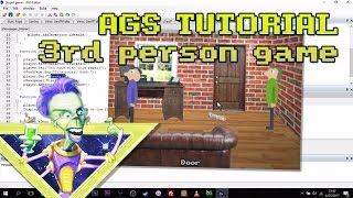 HOW TO QUICKLY MAKE A SIERRALUCASARTS ADVENTURE GAME  Adventure Game Studio Quick Tutorial 1 [upl. by Eldnar]