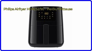 BEWERTUNG 2024 Philips Airfryer HD925290  Heißluftfritteuse WESENTLICHE Einzelheiten [upl. by Cohen]