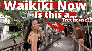 WAIKIKI NOW  2024 International Marketplace WALKING TOUR  OAHU [upl. by Bettine]