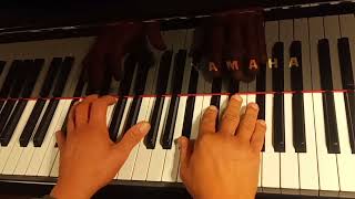 Tom Waits Ol 55 piano tutorial  better camera angle [upl. by Philoo829]