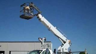 Stock  10014 Altec AP45Bucket Truckwmv [upl. by Resa]