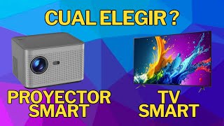 Cuál Elegir❓ PROYECTOR SMART Ó TV SMART❓ Aprende sobre cual elegir technology smart [upl. by Eeralih]