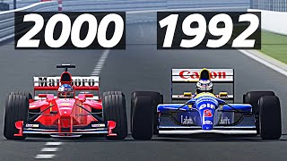 Can The MOST ADVANCED F1 Car Of All Time Beat a 2000s Car [upl. by Yralih493]