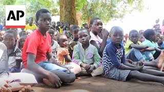 UN peacekeepers visit Nadiangere in South Sudan to assess the humanitarian situation [upl. by Noramac]