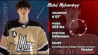 Espoirs LHJMQ Fenplast  Michel Myloserdnyy [upl. by Kylen278]