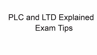 PLC and LTD Explained so easy [upl. by Eimac47]