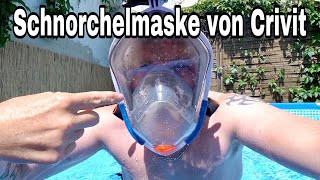 Schnorchelmaske mit Actioncamhalterung von Crivit Daily Vlog 2020 Folge 173 [upl. by Renrag440]