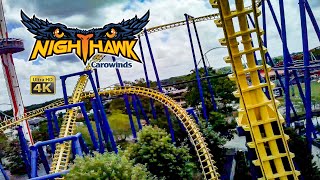 2021 Nighthawk Flying Roller Coaster On Ride 4K POV Carowinds [upl. by Eidur455]