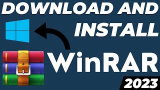 How to download and install Winrar for windows 10  Extract RAR files [upl. by Rossi184]