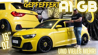 AUDI A1 GB MIT 19quot amp GEPFEFFERT V2 mit Sturzdomlager [upl. by Alejna771]