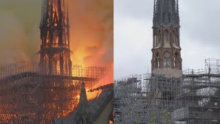 Notre Dame Cathedral Building Progress 5 Years After Fire [upl. by Saravat]