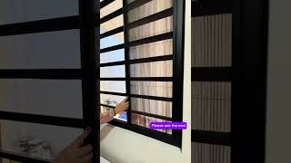 Modern louver window with retractable mesh screen louverwindow retractablemesh [upl. by Marmion390]