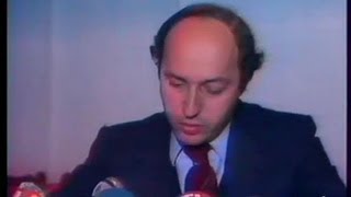 Elysée 81  Laurent Fabius débat Giscard  Mitterrand [upl. by Vladimar]