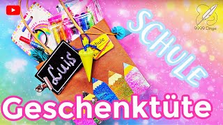 Einschulung 2021  Geschenktüten gestalten amp befüllen  DIY Kreative Geschenkideen  9999 Dinge [upl. by Rettke188]