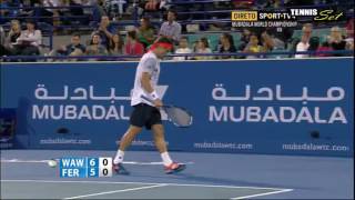 Stan Wawrinka vs David Ferrer SET 1 Highlights HD Mubadala ABU DHABI 2016 [upl. by Oiromed]