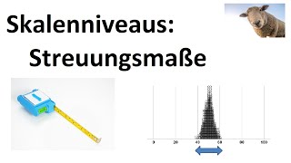 Skalenniveaus Streuungsmaße Varianz usw [upl. by Roderigo]