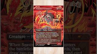 MTG Magic the Gathering TCG Seasoned Pyromancer Secret Lair Prize Promo tcg mtg secretlair [upl. by Nessah]