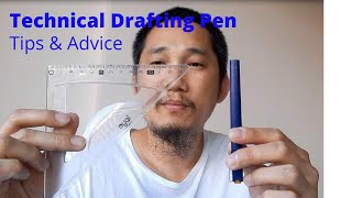 HOW TO  PROPER USE amp HANDLING of TECHNICAL DRAFTING PEN Tips amp Advice [upl. by Stormi498]