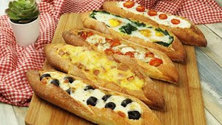 Multiflavor baguettes a fun dinner idea for the whole family [upl. by Gati]