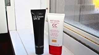 Revlon Age Defying CC Cream vs Bobbi Brown CC CreamGet Ready With Me [upl. by Lemart]