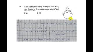 In figura alaturata cercul cu diametrul BC intersecteaza laturile AB si AC ale triunghiului ABC [upl. by Barbarese]