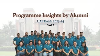 IIM Calcutta Alumni Talk Series  Batch 202324  Vol 2 UAE Batch [upl. by Idnib216]