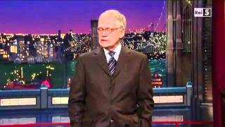 David Letterman on Francesco Schettino cruise ship Concordias Captain [upl. by Edak273]