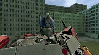 Optimus Kills MegatronSFM [upl. by Lehcer]