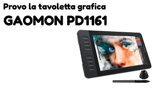 Prova e recensione della tavoletta grafica Gaomon PD1161 con OpenBoard [upl. by Luy205]