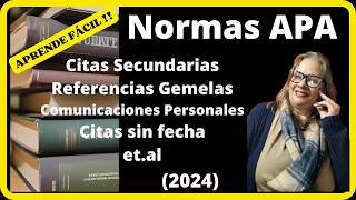 👉 Variantes de citas parafraseadas APA 7ma edición 2024 [upl. by Carnes720]