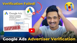 Google Ads Advertiser Verification Individual  Google ads verification problem [upl. by Meridel152]