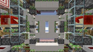 HIQUALITY REDSTONE Absolute Fast 6x6 Piston Door V4 [upl. by Nathanial]