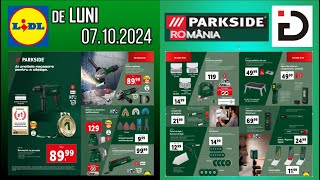 PARKSIDE® LIDL de LUNI 07102024 [upl. by Ennairej]