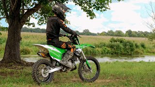 Kawasaki KX85  Summer Riding [upl. by Nivert863]