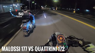 Duel Malossi 177 Membran Tanam VS Quattrini 172 M1XL  Aji VAS [upl. by Patton]