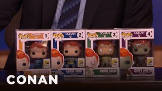 Pop Conan Figures Are Coming  CONAN on TBS [upl. by Heiney504]