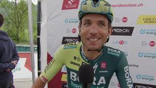 Cesare Benedetti  Interview at the start  Stage 6  Tour de Suisse 2024 [upl. by Nahor228]