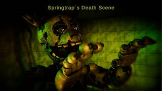 Springtrap´s Death Scene  Short Animation [upl. by Ayanet]