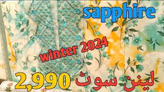 sapphire winter collection 2024 [upl. by Acinelav]