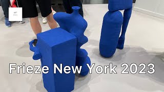 Frieze art fair New York 2023the shed hudsonyards ARTNYC [upl. by Jacquelyn892]