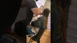 Another young lady getting her nose piercing with Multiple angles of piercing [upl. by Eilarol]