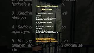 Hayatınızı Şekillendirecek 5 Altın Kaide 🧘‍♂️edinHayatDersleri KişiselGelişim fyp motivation [upl. by Anahsar]